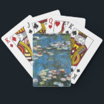 Waterlilies by Claude Monet, Vintage Impressionism Playing Cards<br><div class="desc">Waterlilies (1914) by Claude Monet is a vintage impressionist fine art nature painting. One of many variations of water lily floral paintings that Monet painted by the pond in his flower garden in Giverny, France. About the artist: Claude Monet (1840-1926) was a founder of the French impressionist painting movement with...</div>