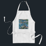 Waterlilies by Claude Monet, Vintage Impressionism Standard Apron<br><div class="desc">Waterlilies (1914) by Claude Monet is a vintage impressionist fine art nature painting. One of many variations of water lily floral paintings that Monet painted by the pond in his flower garden in Giverny, France. About the artist: Claude Monet (1840-1926) was a founder of the French impressionist painting movement with...</div>