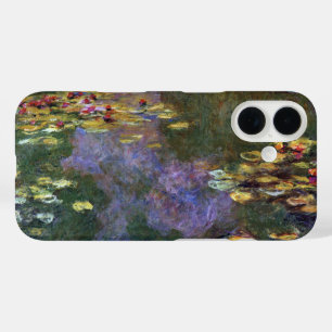 Waterlilies by Claude Monet, Vintage Nature Art iPhone 16 Case