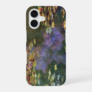 Waterlilies by Claude Monet, Vintage Nature Art iPhone 16 Case