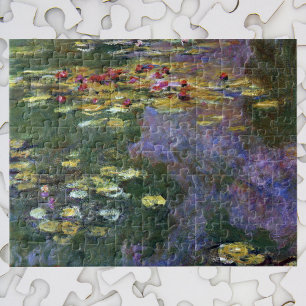 Waterlilies by Claude Monet, Vintage Nature Art Jigsaw Puzzle