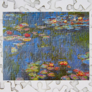 Waterlilies by Claude Monet, Vintage Nature Art Jigsaw Puzzle