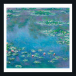 "WATERLILIES" CLAUDE MONET POSTER<br><div class="desc">"WATERLILIES"  CLAUDE MONET FINE ART POSTER</div>