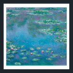 "WATERLILIES" CLAUDE MONET POSTER<br><div class="desc">"WATERLILIES"  CLAUDE MONET FINE ART POSTER</div>