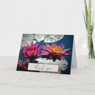 Waterlilies custom card