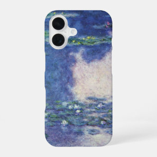 Waterlilies in Pond by Claude Monet, Vintage Art iPhone 16 Case