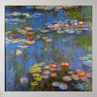 Waterlillies by Claude Monet Poster