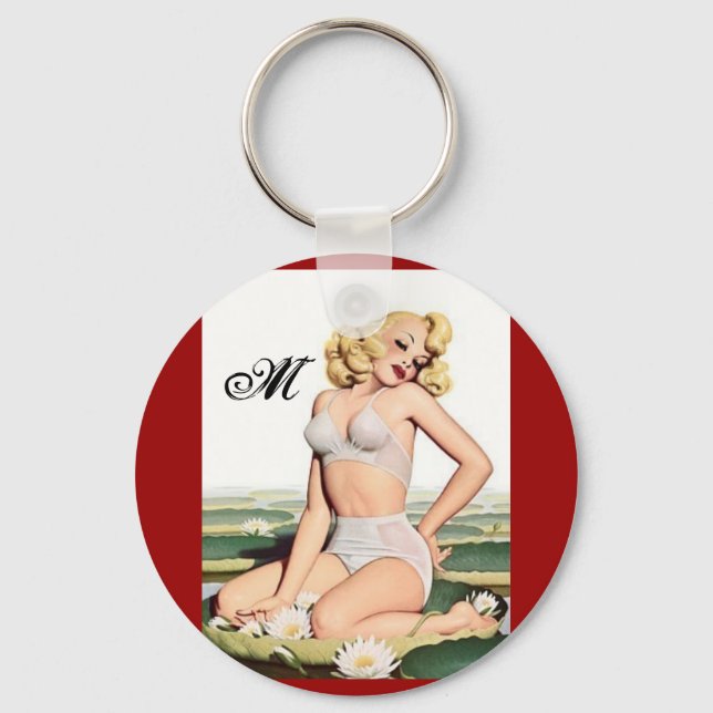 Waterlily Key Ring (Front)