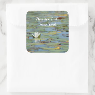 Waterlily Lake Flower Watercolor Stickers