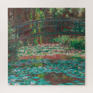 "WATERLILY POND" BY CLAUDE MONET PUZZLE