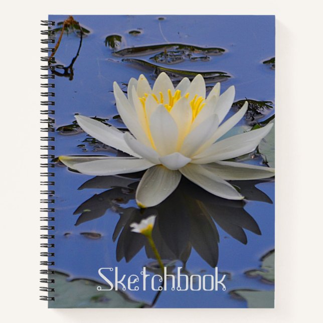 Waterlily Sketchbook Notebook (Front)