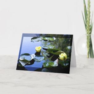 Waterlily Yellow Card