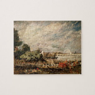 Waterloo Bridge from above Whitehall Stairs, c.181 Jigsaw Puzzle