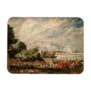 Waterloo Bridge from above Whitehall Stairs, c.181 Magnet