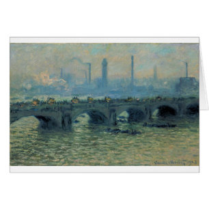 Waterloo Bridge, Grey Weather by Claude Monet