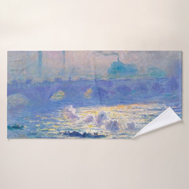 Waterloo Bridge (London), Monet Bath Towel (Bath Towel)