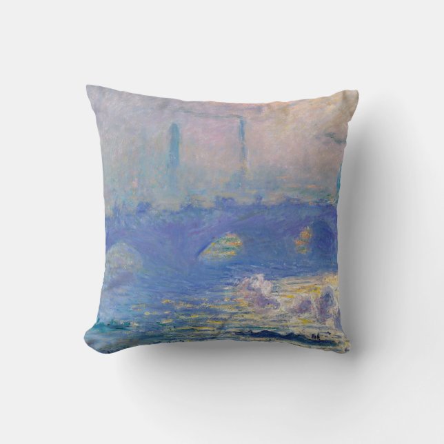 Waterloo Bridge (London), Monet Cushion (Front)
