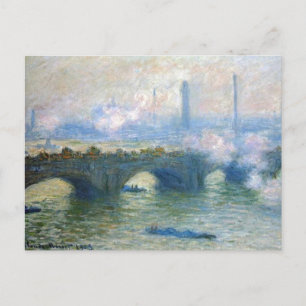 Waterloo Bridge London, Monet Postcard