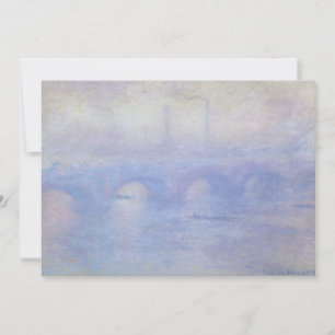 Waterloo Bridge, Mist Effect by Claude Monet