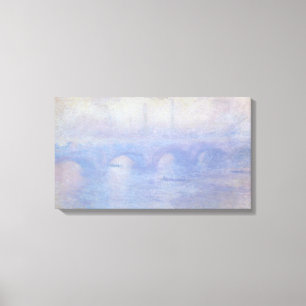 Waterloo Bridge, Mist Effect by Claude Monet Canvas Print