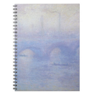 Waterloo Bridge, Mist Effect by Claude Monet Notebook