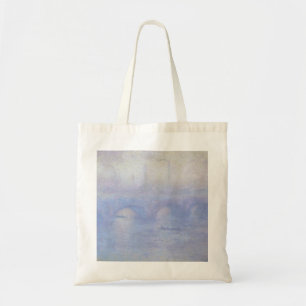 Waterloo Bridge, Mist Effect by Claude Monet Tote Bag
