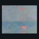Waterloo Bridge Sunlight Effect in Fog Monet Poster<br><div class="desc">Waterloo Bridge,  effect of sunlight in the fog by Claude Monet,  1903</div>