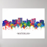 Waterloo Iowa Skyline