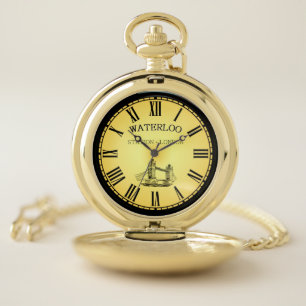 Waterloo Station ~ Tower Bridge ~ London England ~ Pocket Watch