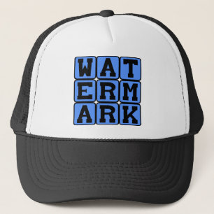 Watermark, Copyright Device Trucker Hat