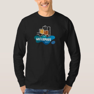 Watermark Men's Black Long Sleeve Basic T-Shirt
