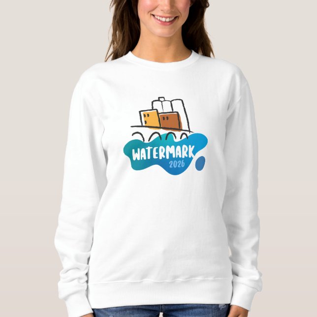 Watermark Womens Basic Sweatshirt (Front)
