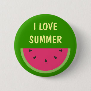 Watermelon 6 Cm Round Badge