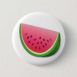 Watermelon  6 cm round badge