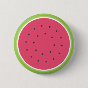 Watermelon 6 Cm Round Badge
