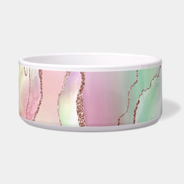 Watermelon Agate | Neo Mint Green and Cassis Pink (Front)