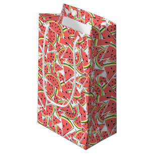 Watermelon all over small gift bag