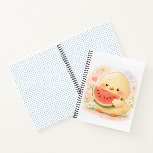 Watermelon Alma Chick Notebook (Inside)