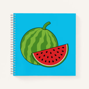 Watermelon and Slice Notebook