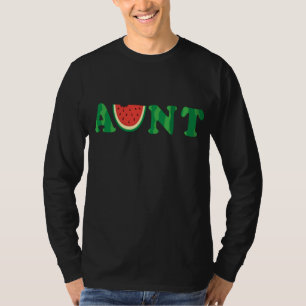 Watermelon Aunt Melon Aunt Tropical Summer Fruit M T-Shirt