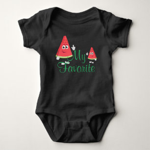 Watermelon baby bodysuit