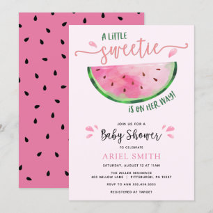 Watermelon Baby Shower  Invitation