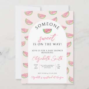 Watermelon Baby Shower, Sweet Baby Invitation