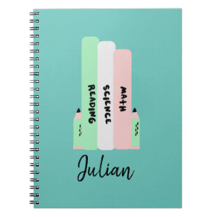 Watermelon Back to School Kids Name   Notebook