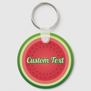 Watermelon Backgound Keychain
