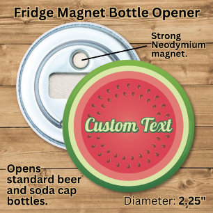 Watermelon Background Bottle Opener
