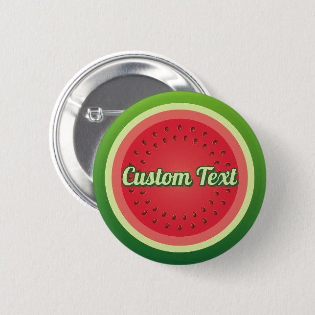 Watermelon Background Button (Front & Back)