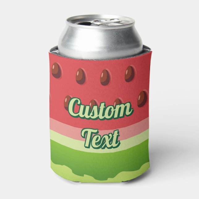 Watermelon Background Can Cooler (Can Front)