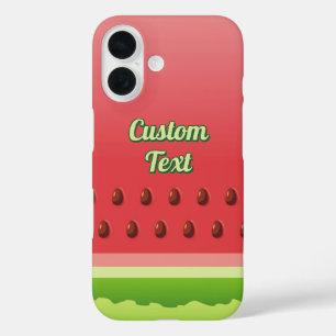 Watermelon Background iPhone 16 Case