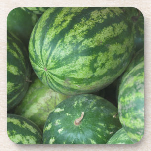 Watermelon background coaster